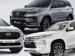 Mana yang Paling Canggih Fiturnya, Santa Fe vs Fortuner vs Pajero Sport