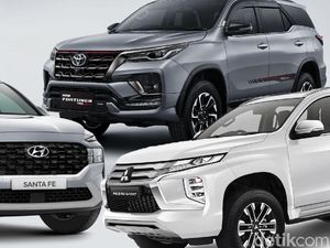 Mana yang Paling Canggih Fiturnya, Santa Fe vs Fortuner vs Pajero Sport Mana yang Paling Canggih Fiturnya, Santa Fe vs Fortuner vs Pajero Sport