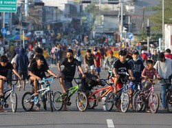 Kerumunan di Jembatan Suroboyo Saat PPKM Level 4, Camat Belum Dapat Laporan
