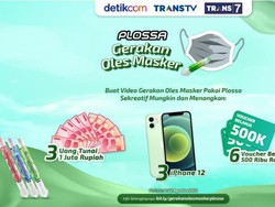 Oles Masker Pakai Plossa Bisa Dapat Jutaan Rupiah, Mau?