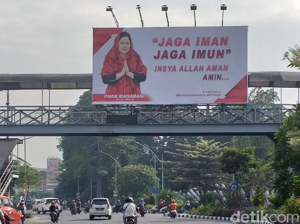 PDIP Jatim Akui Pasang Baliho Puan Maharani: Beliau Tokoh Nasional