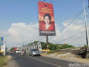 Baliho Puan Maharani Nongol di Demak, Ketua DPC PDIP Bilang Inisiatif Baliho Puan Maharani Nongol di Demak, Ketua DPC PDIP Bilang Inisiatif