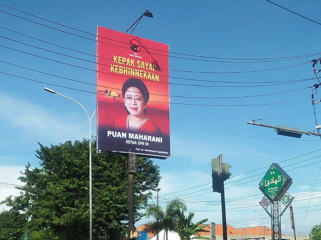 Baliho Puan Maharani Mejeng di Yogya, PDIP DIY: Mungkin dari Tim Mbak Puan Baliho Puan Maharani Mejeng di Yogya, PDIP DIY: Mungkin dari Tim Mbak Puan