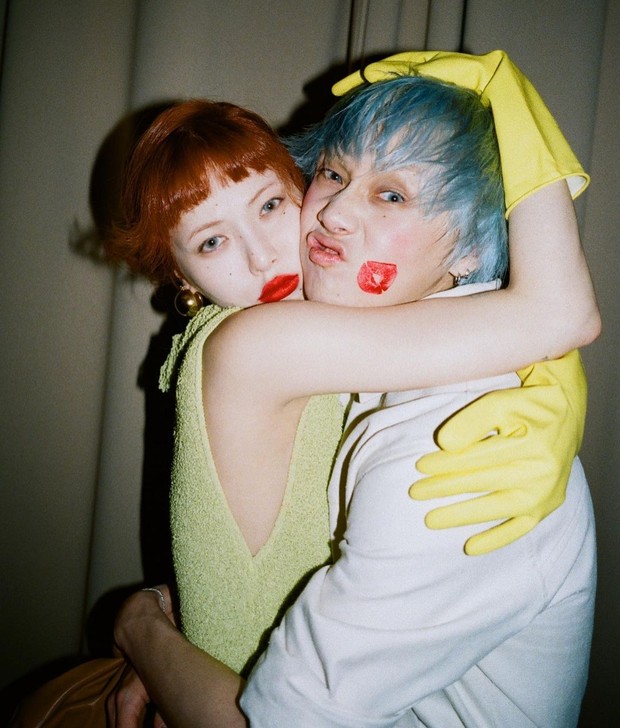 Dawn dan Hyuna / Foto :instagram.com/hyunah_aa