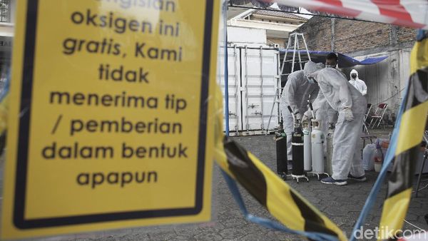 Giliran Sleman Sediakan Pengisian Oksigen Gratis