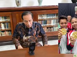 Ekspresi Semringah Jokowi saat Video Call Greysia/Apriyani