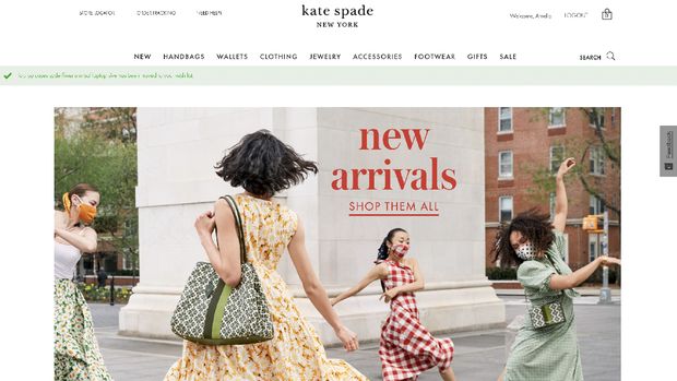 Kate Spade New York resmi membuka. toko onlinenya di indonesia