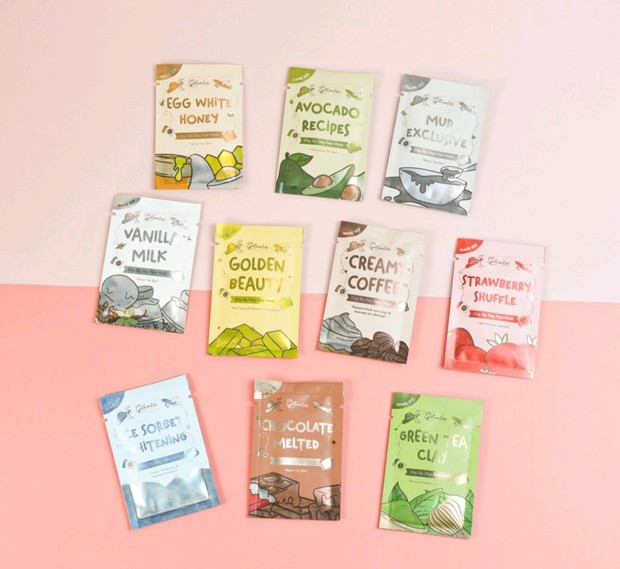 Masker bpom lea gloria/ sumber: Shopee.co.id/ leagloriaoffcial Masker organik bpom lea gloria