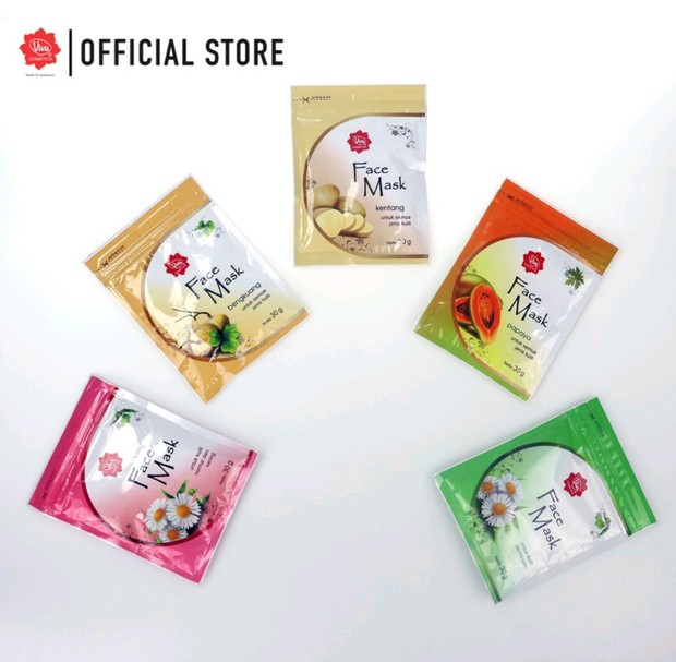 Masker organik bpom viva/ sumber: Shopee.co.id/ vivacosmetics.surabaya Masker organik bpom viva