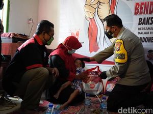 Polisi Ajak Para Difabel di Bojonegoro Tetap Semangat 45 di Tengah Pandemi