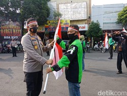 Saat PKL dan Ojol di Jombang Diajak Gelorakan Semangat Lawan COVID-19