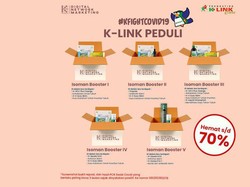 K-Link Beri Diskon hingga 70% Paket Suplemen untuk Penderita COVID-19