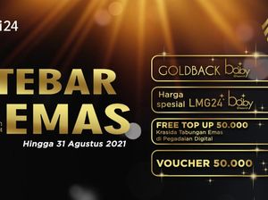 Galeri 24 Tebar Emas, Bisa Bawa Pulang Emas Batangan Gratis!