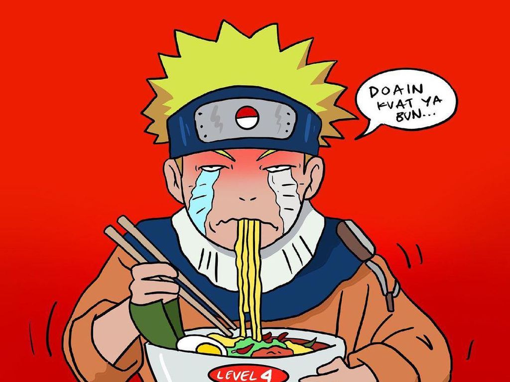 Naruto Aja Nangis Makan Ramen PPKM Level 4