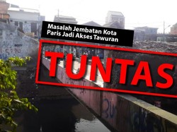 Before-After Taman Jembatan Kota Paris yang Dulu Jadi Akses Tawuran
