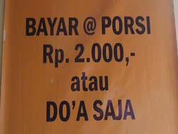 Makan di Warung Ini Hanya Bayar Rp 2 Ribu Saja Atau Doa