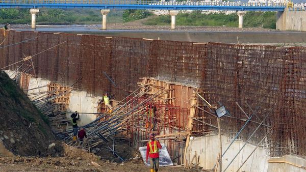 Begini Progres Pembangunan Bendungan Cipamingkis Bogor