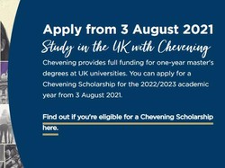 Pendaftaran Beasiswa Chevening Dibuka, Ini Syaratnya