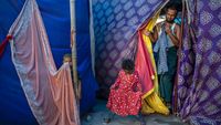 Potret Pengungsi Rohingya di India Menanti Vaksinasi Corona