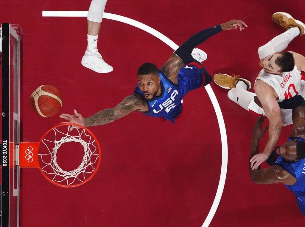Tim Basket AS Berhasil Kalahkan Spanyol di Perempat Final Olimpiade Tokyo