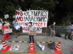 Kasus Corona Melonjak, Warga Berdemo Tolak Olimpiade Tokyo