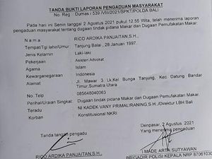 Direktur LBH-4 Mahasiswa Papua di Bali Dipolisikan atas Dugaan Makar Direktur LBH-4 Mahasiswa Papua di Bali Dipolisikan atas Dugaan Makar
