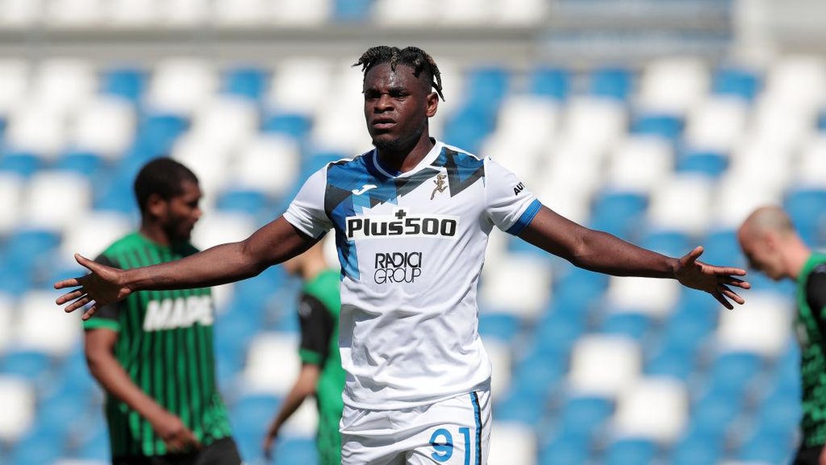 Duvan Zapata diincar Inter Milan untuk menggantikan Romelu Lukaku. (Foto: Getty Images/Emilio Andreoli)
