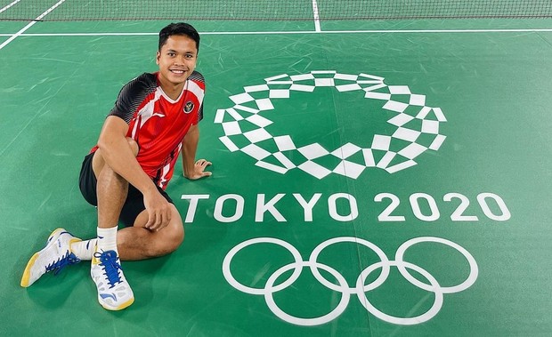 Bikin Ngakak Bwf Unggah Meme Kocak Anthony Ginting Di Olimpiade Tokyo 2020