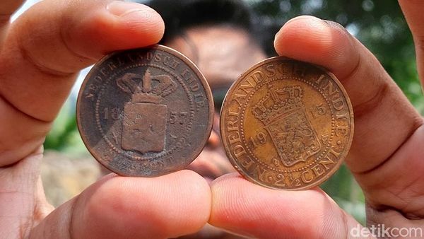 Ini Penampakan Seratusan Koin Kuno Zaman Belanda di Bandung