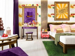 Serba Coklat, Inilah Kamar Hotel Ala Willy Wonka