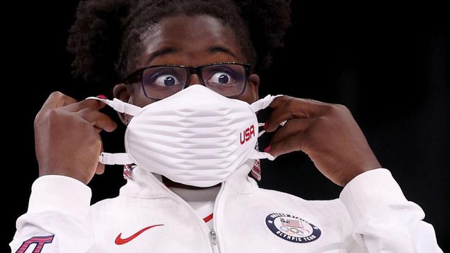 Masker atlet AS di Olimpiade Tokyo