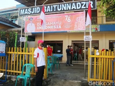 Melihat Vaksinasi Bernuansa Kemerdekaan RI di Kudus