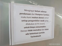 Terpaksa Bergantung Donasi Usai Lab PCR Unand Tak Dibantu Provinsi