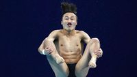 Ragam Ekspresi Atlet Loncat Indah Olimpiade Tokyo