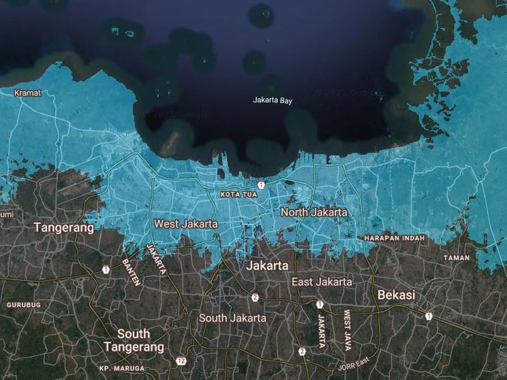 Seperti Ini Proyeksi Jakarta Tenggelam Tahun 2030 Seperti Ini Proyeksi Jakarta Tenggelam Tahun 2030