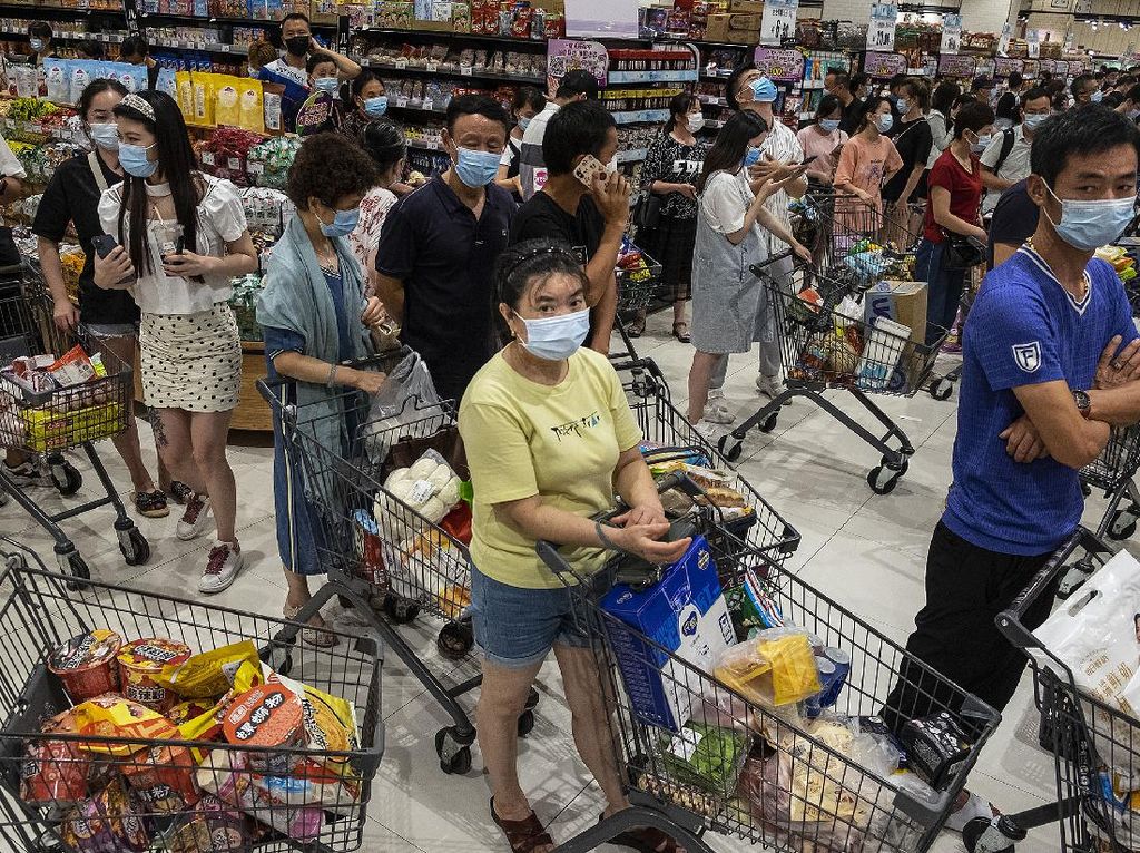 China Horor! Ngeri Lockdown Seperti Shanghai, Warga Beijing Panic Buying