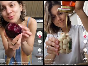 Viral! Seleb TikTok Hobi Makan Bit Mentah hingga Bawang Putih Campur Madu