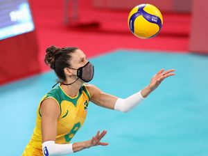 Para Pevoli Ini Tak Copot Masker Saat Tanding di Olimpiade, Nggak Engap?