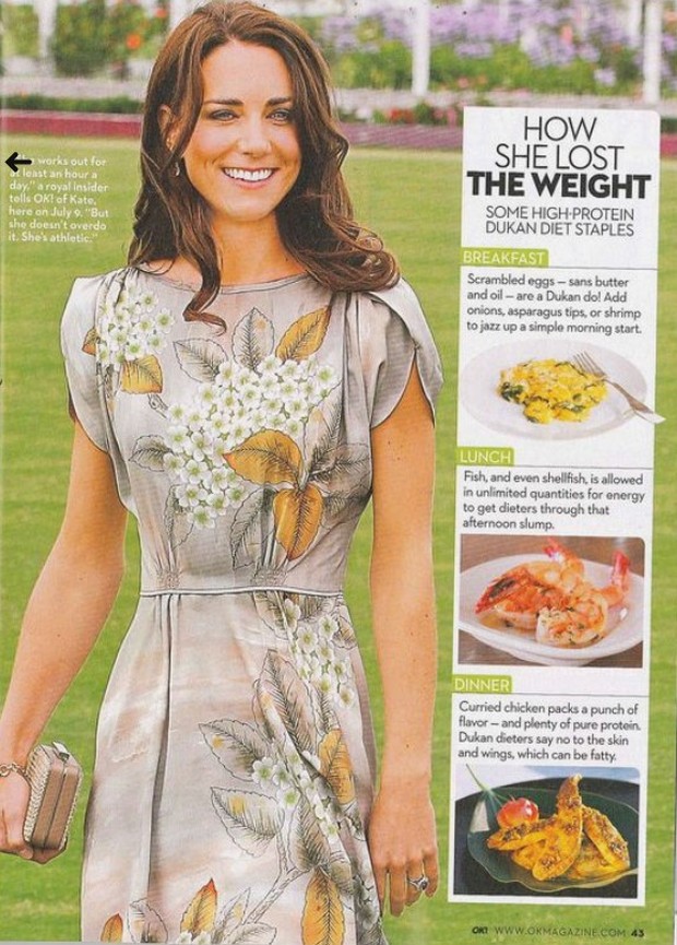 Asupan gizi ala kate middleton/ Foto: Pinterest Asupan gizi ala kate middleton