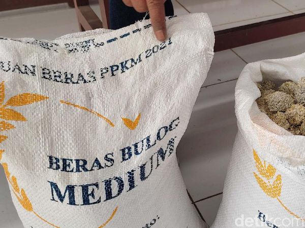 Begini Rupa Beras Batu Bansos PPKM untuk Warga Pandeglang