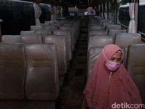Gegara Corona, Penumpang Bus Kampung Rambutan Turun 90%