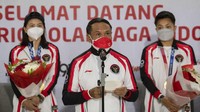 Momen Greysia/Apriyani Cs Tiba di Tanah Air