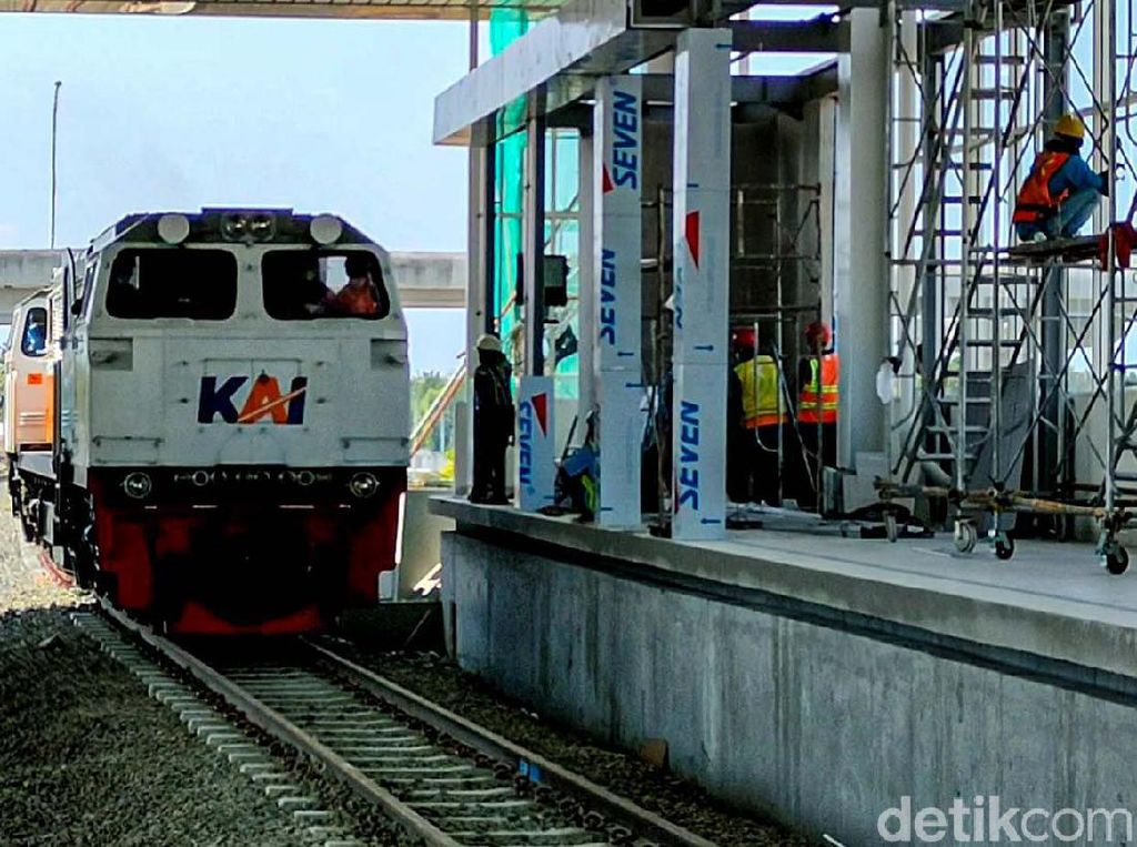 Progres Capai 98 Persen, Jalur Kereta Bandara YIA Beroperasi 17 Agustus