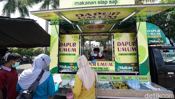 Salut! Katering Asrama Haji Sediakan Dapur Umum untuk Nakes