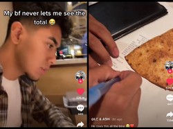 So Sweet! Cowok Ini Tak Izinkan Pacarnya Lihat Bon Tagihan Makan