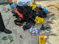 Polisi Amankan 20 Barang Bukti dari Lokasi Ledakan Balon Udara di Ponorogo