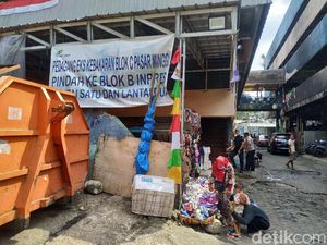 4 Bulan Berlalu Sejak Kebakaran, Blok C Pasar Minggu Belum Diperbaiki
