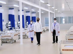 Jokowi Resmikan RS Khusus Corona Pertamina di Tanjung Duren