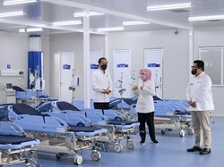 Jokowi Resmikan RS Modular Pertamina, Bisa Terima Pasien Bumil COVID-19