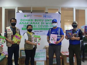 Tokopedia Donasi 3.000 Buku untuk Pasien Anak di Wisma Atlet Kemayoran